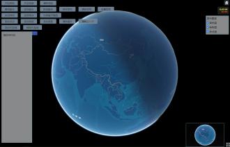 Cesium 渲染三维地球预览图